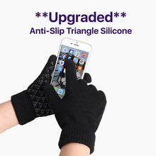 Knit Lining Touchscreen Support 1 Pair Cool Winter Gloves
