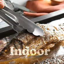 2 Set Stainless Steel Built With Non Slip Grip Kitchen Tongs For Cooking Steaks