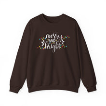 Merry and Bright Sweatshirt Cute Christmas Crewneck for Women & Men Cozy Holiday Sweater Festive Christmas Outfit
