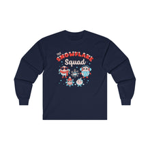 The Snowflake Squad Long Sleeve Tee, Winter Apparel, Family Christmas Gift, Holiday Gatherings, Cozy Layer, Snow Day Outfit