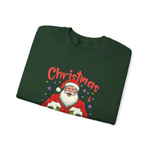 Christmas Drink All Day Santa Sweatshirt Cute Holiday Crewneck for Women & Men Funny Festive Sweater Cozy Christmas Outfit