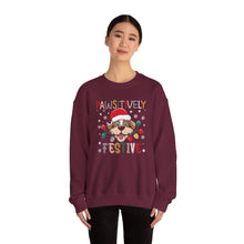 Pawsitively Festive Dog Sweatshirt Cute Christmas Crewneck for Pet Lovers Holiday Sweater for Dog Moms & Dads Cozy Winter Outfit