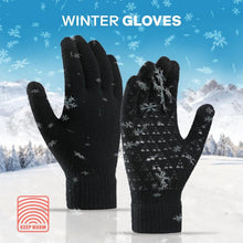 Knit Lining Touchscreen Support 1 Pair Cool Winter Gloves