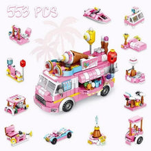 Different Models Building Ice Cream Truck Educational Toy For Kids