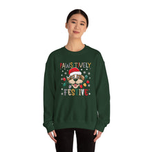 Pawsitively Festive Dog Sweatshirt Cute Christmas Crewneck for Pet Lovers Holiday Sweater for Dog Moms & Dads Cozy Winter Outfit
