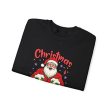 Christmas Drink All Day Santa Sweatshirt Cute Holiday Crewneck for Women & Men Funny Festive Sweater Cozy Christmas Outfit