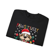 Pawsitively Festive Dog Sweatshirt Cute Christmas Crewneck for Pet Lovers Holiday Sweater for Dog Moms & Dads Cozy Winter Outfit
