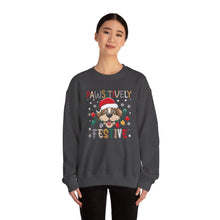 Pawsitively Festive Dog Sweatshirt Cute Christmas Crewneck for Pet Lovers Holiday Sweater for Dog Moms & Dads Cozy Winter Outfit