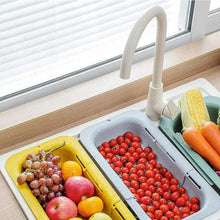 BPA Free Kitchen Sink Strainer With Sink Dish Drying Rack For Easy Fruit And Vegetable Wash