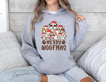 Merry Woofmas Hoodie Cute Christmas Dog Hoodie Festive Holiday Hoodie for Dog Lovers Cozy Christmas Apparel for Pet Owners