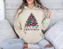 Merry Christmas Tree Hoodie Simple Holiday Hoodie Festive Winter Apparel Cozy Christmas Outfit for Men & Women