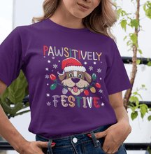 Pawsitively Festive Dog Lover Christmas T-Shirt Cute Holiday Pet Tee, Fun Christmas Shirt for Dog Owners, Perfect Gift for Pet Lovers