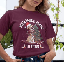 Santa Paws Is Coming to Town T-Shirt Cute Dog Lover Christmas Shirt, Festive Holiday Pet Tee, Perfect Gift for Pet Owners