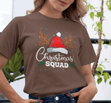 Christmas Squad T-Shirt - Festive Holiday Group Matching Shirt for Friends & Family Festive Santa Hat Unisex T-Shirt