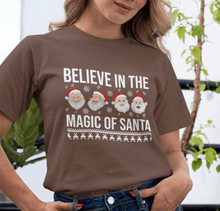 Believe in the Magic of Santa T-Shirt, Festive Christmas Tee, Holiday Cheer Shirt, Santa Claus Magic Shirt, Christmas Gift for Santa Lovers