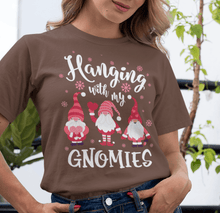 Christmas Hanging with My Gnomies T-Shirt Funny Holiday Gnome Shirt, Festive Christmas Tee, Cozy Winter Gift Idea