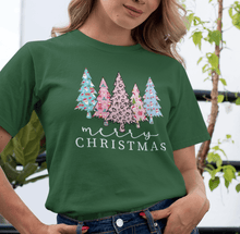 Merry Christmas Tree T-Shirt - Festive Holiday Tee for Christmas Lovers, Cozy Winter Shirt, Gift Idea for Christmas Season