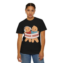 Cute Gingerbread Cookie Snuggle Season Unisex T-shirt, Cozy Gift, Holiday Apparel, Winter Clothing, Casual Tee, Christmas Shirt