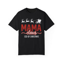 Mama Claus Christmas T-Shirt, Holiday Tee, Gift for Moms, Family Xmas Apparel, Festive Tees for Celebration