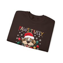 Pawsitively Festive Dog Sweatshirt Cute Christmas Crewneck for Pet Lovers Holiday Sweater for Dog Moms & Dads Cozy Winter Outfit