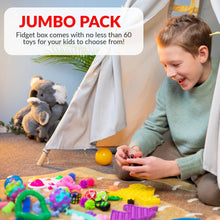 60pcs Colorful Design Focus and Concentration Sensory Fidgets Toys Kit for Girls and Boys