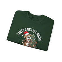 Santa Paws Is Coming to Town Sweatshirt Cute Dog Christmas Crewneck for Pet Lovers Festive Holiday Sweater Cozy Winter Outfit
