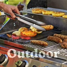 2 Set Stainless Steel Built With Non Slip Grip Kitchen Tongs For Cooking Steaks