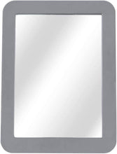 Boxgear Magnetic Locker Mirror - 5" x 7"- for School Locker, Bathroom, Household Refrigerator, Locker Accessory, Workshop Toolbox or Office Cabinet (Gray)
