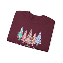 Merry Christmas Tree Sweatshirt Cute Holiday Crewneck for Women & Men Festive Christmas Outfit Cozy Christmas Sweater
