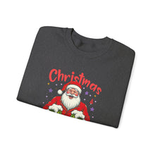 Christmas Drink All Day Santa Sweatshirt Cute Holiday Crewneck for Women & Men Funny Festive Sweater Cozy Christmas Outfit