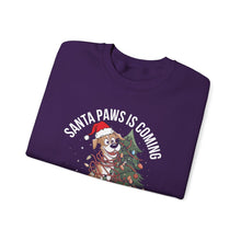 Santa Paws Is Coming to Town Sweatshirt Cute Dog Christmas Crewneck for Pet Lovers Festive Holiday Sweater Cozy Winter Outfit