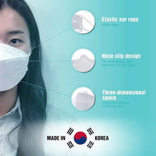 Boxgear KF94 White Adult Mask | MADE IN KOREA | Disposable KF94 Mask Adults 4-Ply Face Masks for Men and Women Adults Mask, 20-Pack