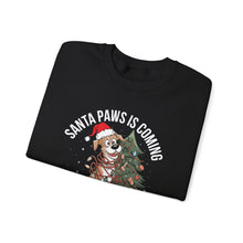 Santa Paws Is Coming to Town Sweatshirt Cute Dog Christmas Crewneck for Pet Lovers Festive Holiday Sweater Cozy Winter Outfit