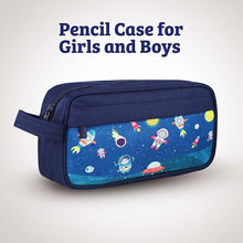 MESA Gray Pencil Case for Boys, Pen Holder with Zipper & Pocket for Kids, Teens Portable Desk Organizer Pencil Pouch for School & Stationery Supplies