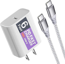 Fast Charger for iPhone 16 - USB C Cable Compatible with iPhone 15/15 Pro/15 Max/16/16 Pro/16 Max - Fast Wall Charger with Fast Long Cable 6 Feet