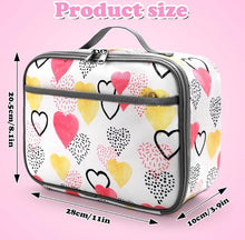 MESA Lunch Bag for Kids - Kids Lunchbox for School, Daycare, Kindergarten - Insulated Lunch Box for Girls & Boys (Heart)