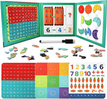 Boxgear Interactive Elementary Math | 3 in 1 Magnetic Fraction Tiles and Fraction Circles - Educational Math Manipulatives for Learning Games | Developing Early Math Skills in Elementary School