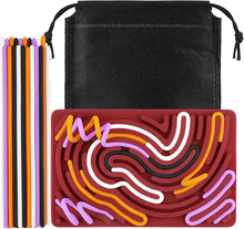 Boxgear Sensory Activity Board Silicone Fidget Toy | Sensory Fidget Toys for Kids 8-12 | Quite Fidget Toy for Classroom, Autism Sensory Activities for Calming, Anxiety, ADHD