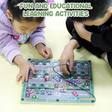 Montessori Wooden Color Magnetic and Numbers Maze Puzzle Learning Board for Toddlers and Travel Toys