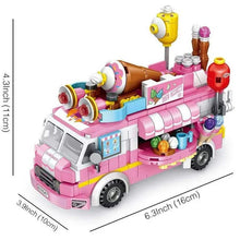 Educational Building Sets Ice Cream Different Models Truck Toy