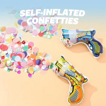 24 PCS Multicolor Fireworks Handheld Confetti Poppers Easy Pop Self-Inflating Confetti Gun for Parties and Celebrations