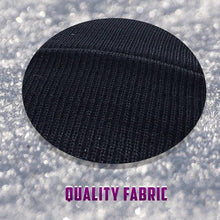 Winter 3 Set Elastic Cuff Running Hiking Fit Unisex Beanie Head Hat Neck Scarf and Touchscreen Gloves