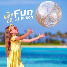 Boxgear 5 Pack Sequin Beach Ball Pool Toys Balls for Kids and Adults