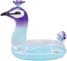Inflatable Peacock Float – Glitter Sequin Animal Pool Floats – Swimming Pool Ring