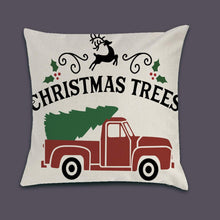 Christmas Throw Pillow Covers (Set of 4) 17×17 Farmhouse Decor – Decorative Pillows