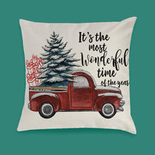 Christmas Throw Pillow Covers (Set of 4) 17×17 Farmhouse Decor – Decorative Pillows