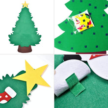 Boxgear DIY Felt Christmas Tree with 30pcs Detachable Ornaments Party Supplies, Wall Hanging Xmas Gifts