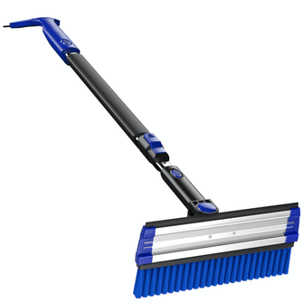 Extendable Snow Brush and Ice Scraper for Car, SUV, Truck, Van Windshields - Detachable / Lightweight / Ergonomic - 49 Inch