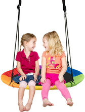 Boxgear Flying Saucer Tree Swing – Large 40 Inches Nest Swing – Strong Swing Frame – Adjustable Height for Children and Adults
