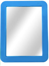 Magnetic Locker Mirror - 5" x 7"- for School Locker, Bathroom, Household Refrigerator - Blue